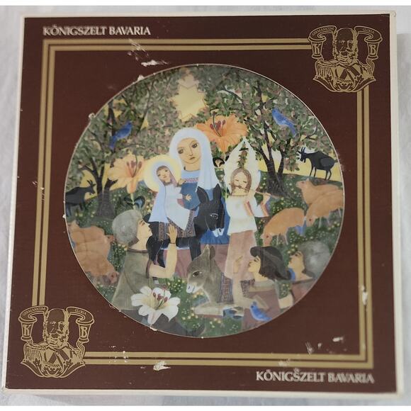 Christmas Bavarian "Die Anbetung" Hedi Keller '79 Collector Plate # Certificate - Picture 6 of 6